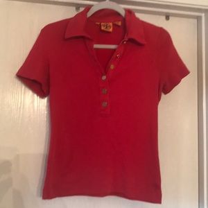 Tory Burch Red Polo